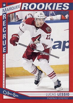Lucas Lessio Red O-Pee-Chee Rookie Card
