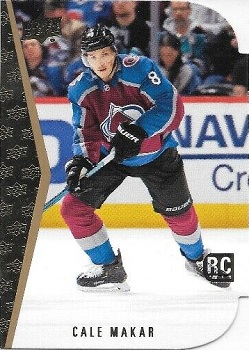 Cale Makar 2019-20 US SP Die Cut Tribute #1