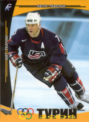 Keith Tkachuk Olympic hockey card