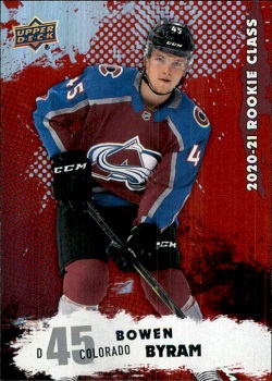 2020-21 UD Rookie Class Red Bowen Byram