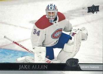 2020-21 Upper Deck Extended Jake Allen