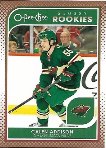2021-22 OPC Glossy Rookies Calen Addison Bronze