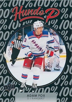 2021-22 Upper Deck Hundo P Adam Fox