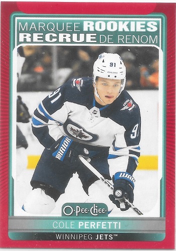 2021-22 UD OPC Red Cole Pefetti RC