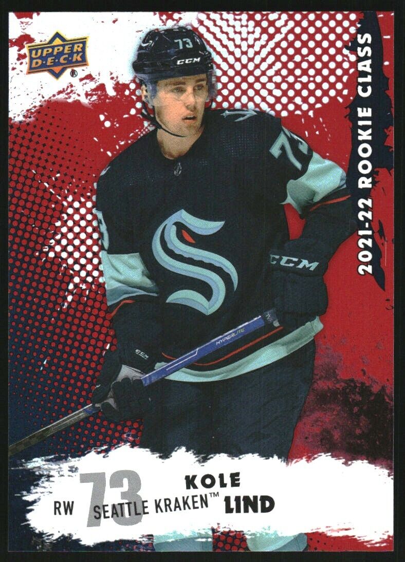 2021-22 UD Rookie Class red Kole Lind