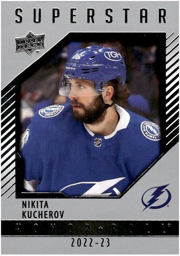 2022-23 UD Superstar Honor Roll Nikita Kucherov