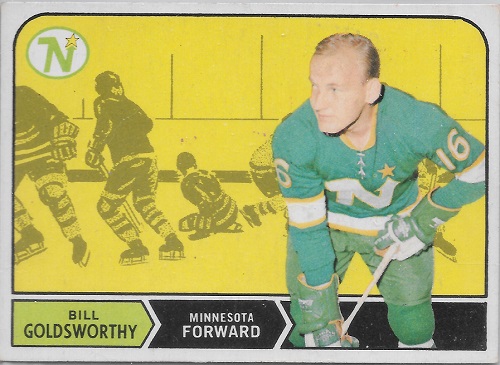 Bill Goldsworthy 1968-69 OPC Rookie Card