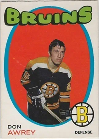 1971-72 O-Pee-Chee Don Awrey
