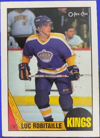 1987-88 O-Pee-Chee Luc Robitaille Rookie Card
