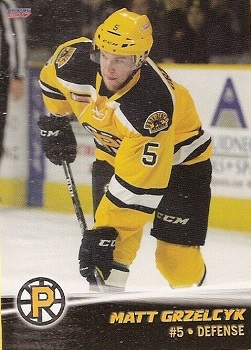 Matt Grzelcyk Providence Bruins hockey card