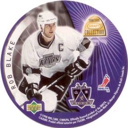 Rob Blake Kraft Peanut Butter Disc Dynamite Defenders 1998-99