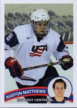 Auston Matthews Hot Shot Rookie Card