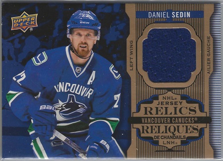 2016-17 Tim Hortons Relics Daniel Sedin