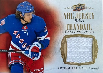 2020-21 Tim Hortons Jersey Relics Artemi Panarin