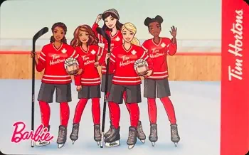 2020 Tim Hortons Barbie Gift Card