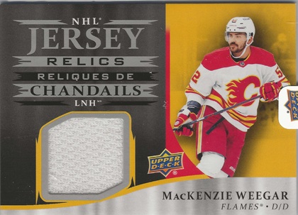 2025-26 Tim Hortons Relics Mackenzie Weegar