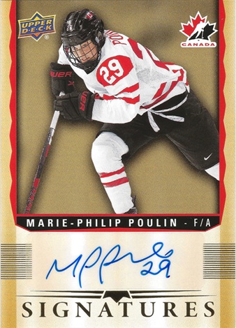 2026 Tim Hortons Team Canada Marie-Philip Poulin Signature